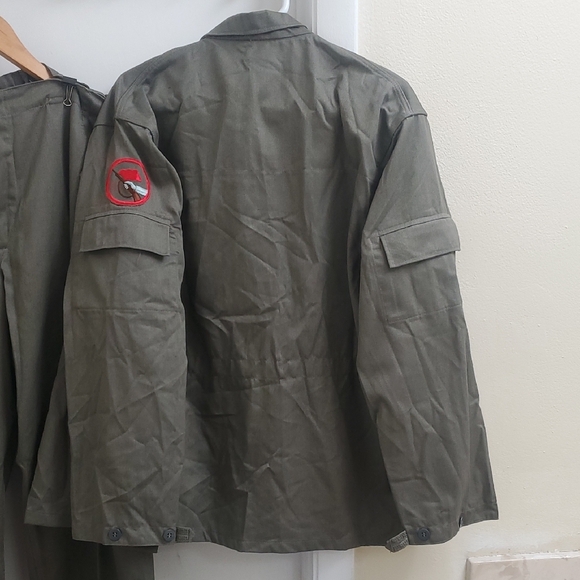 New Without Tags Vtg M52 Mdl 1879 Olive Green Military-Style Jacket & Pants Set - Picture 11 of 16